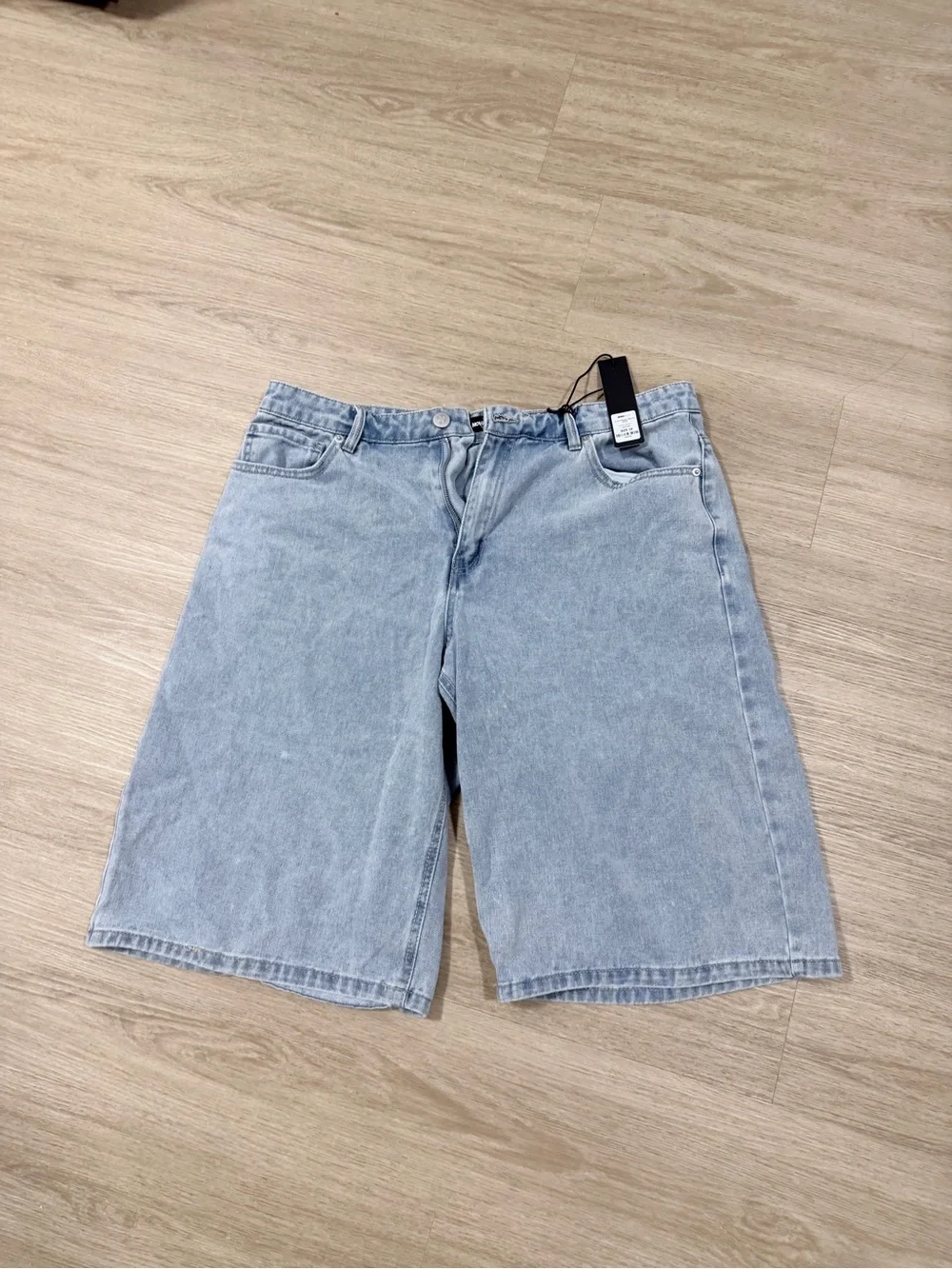Light Wash Denim baggy shorts